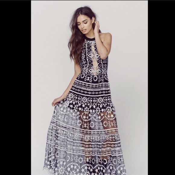 Jen's Pirate Booty black white Embroidered Mesh M - Picture 5 of 6